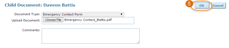 saving uploaded document